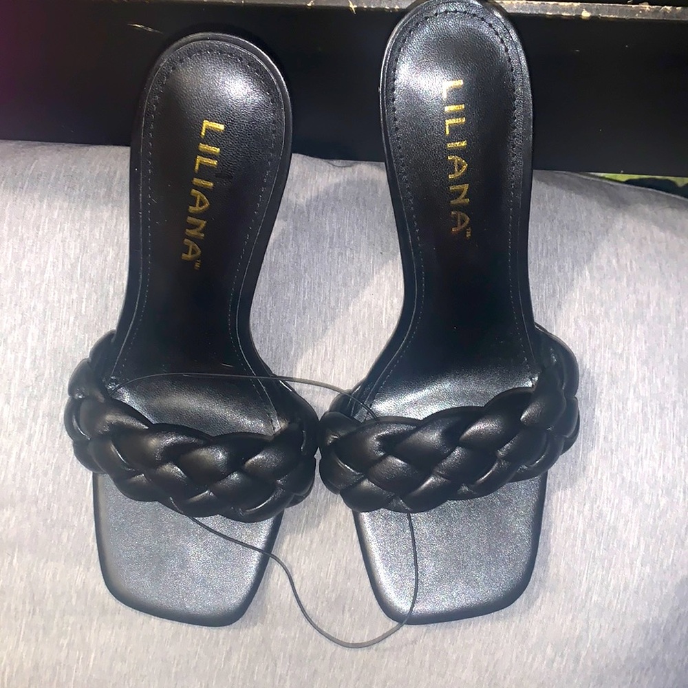 Black high heels